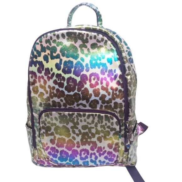 Bari Lynn Other - Bari Lynn Glitter Leopard Backpack